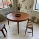 Round table 120-230 cm scandinavian samcom arne hovmand olsen