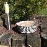 Structured concrete planter 60s-70s