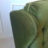Pair of fringed armchairs