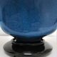 Lampe céramique bleue craquelée années 70