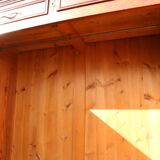 Parisian wardrobe with closet and drawers