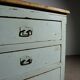 Commode vintage style industriel en sapin émaillé XX Century
