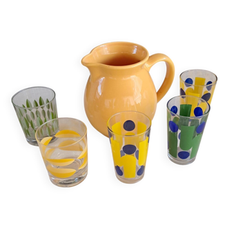 Carafe and glasses