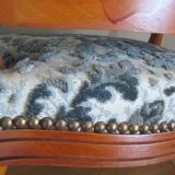 Louis XV blue style armchair