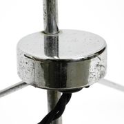 Original 1960s metal chrome floor lamp by Josef Hurka for Napako Czech