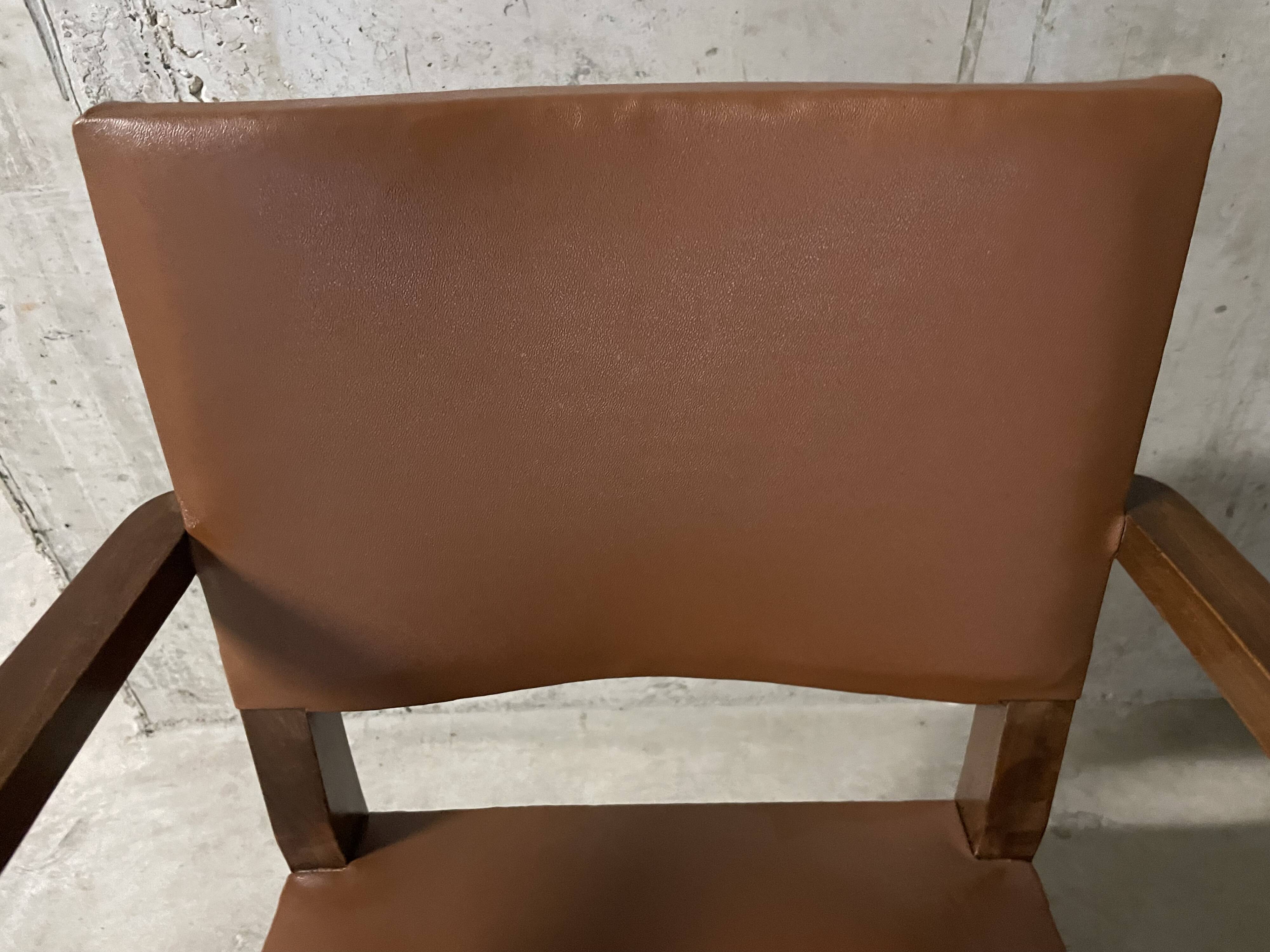1950s bridge armchair