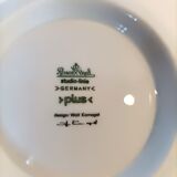 Wolf Karnagel porcelain soup bowl for Rosenthal Studio Line Germany 1970.
