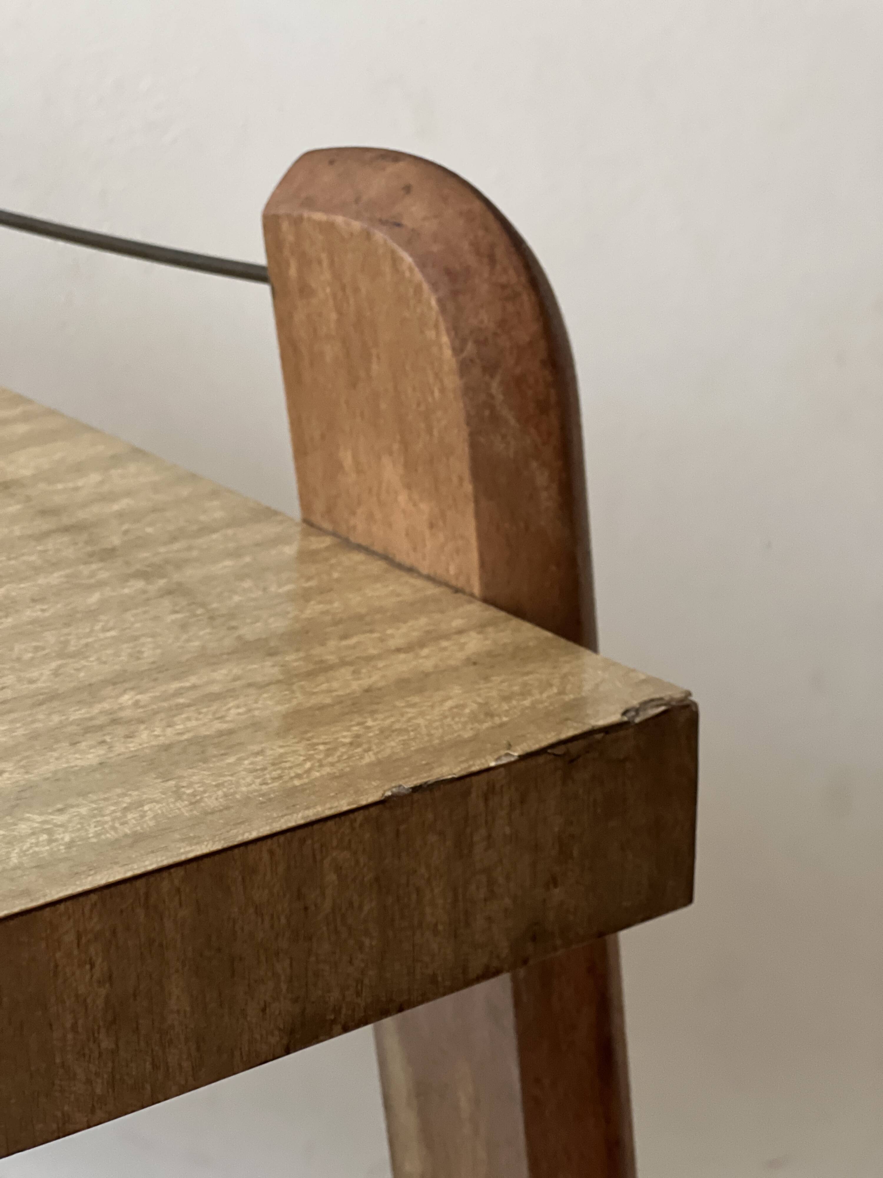 Wooden bar cabinet, French design 1950.