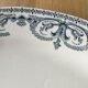 St Amand oval dish decoration dark blue garland