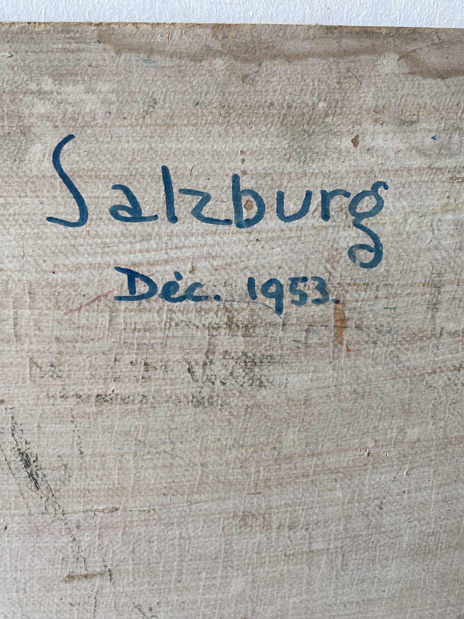 Landscape of Salzburg in 1953