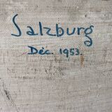 Landscape of Salzburg in 1953