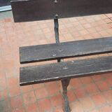 Cast iron garden bench