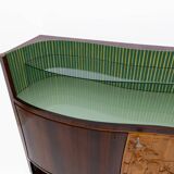 Vittorio Dassi Mid-Century Modern Italian Cabinet Bar, 1950s