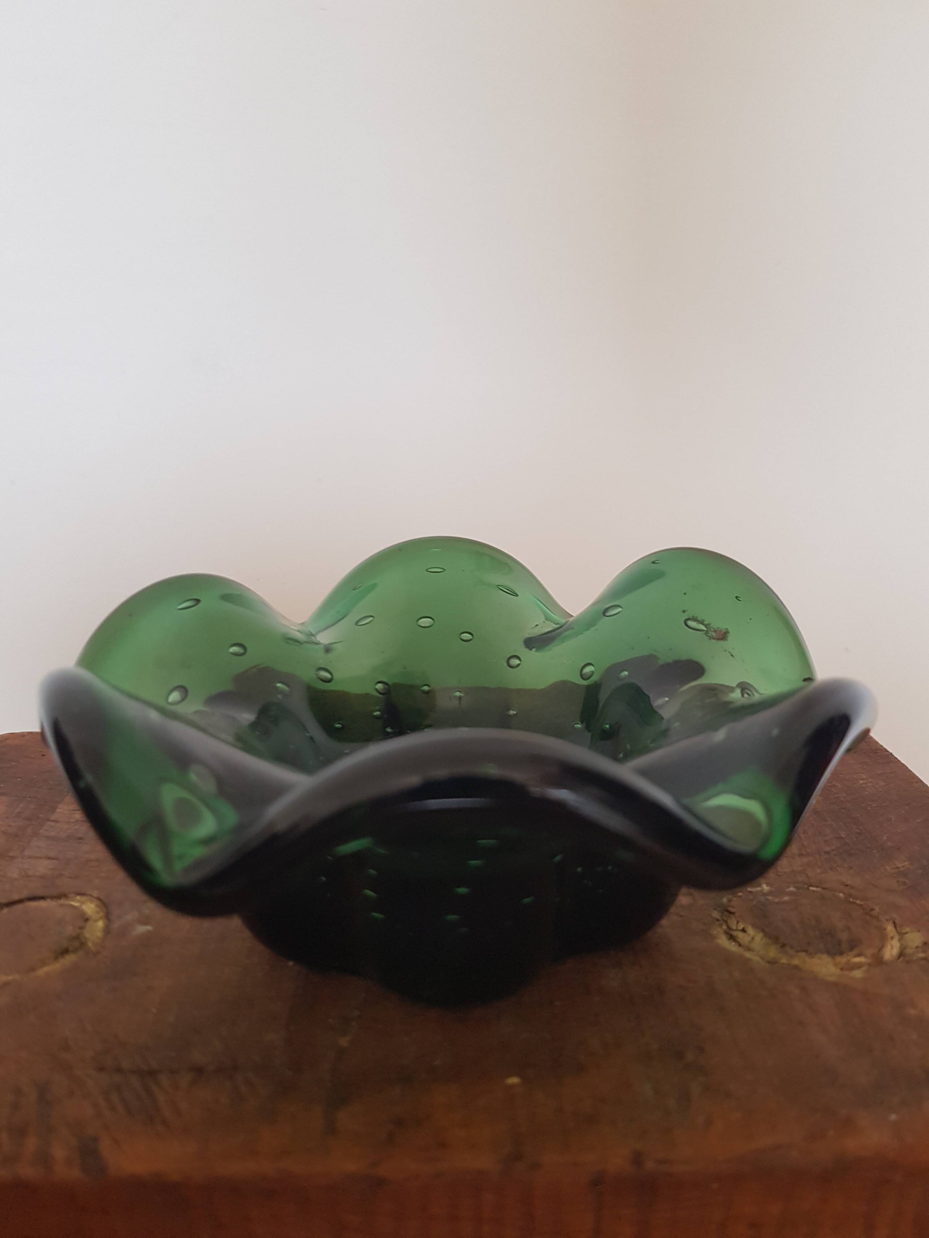 Cendrier en verre de murano