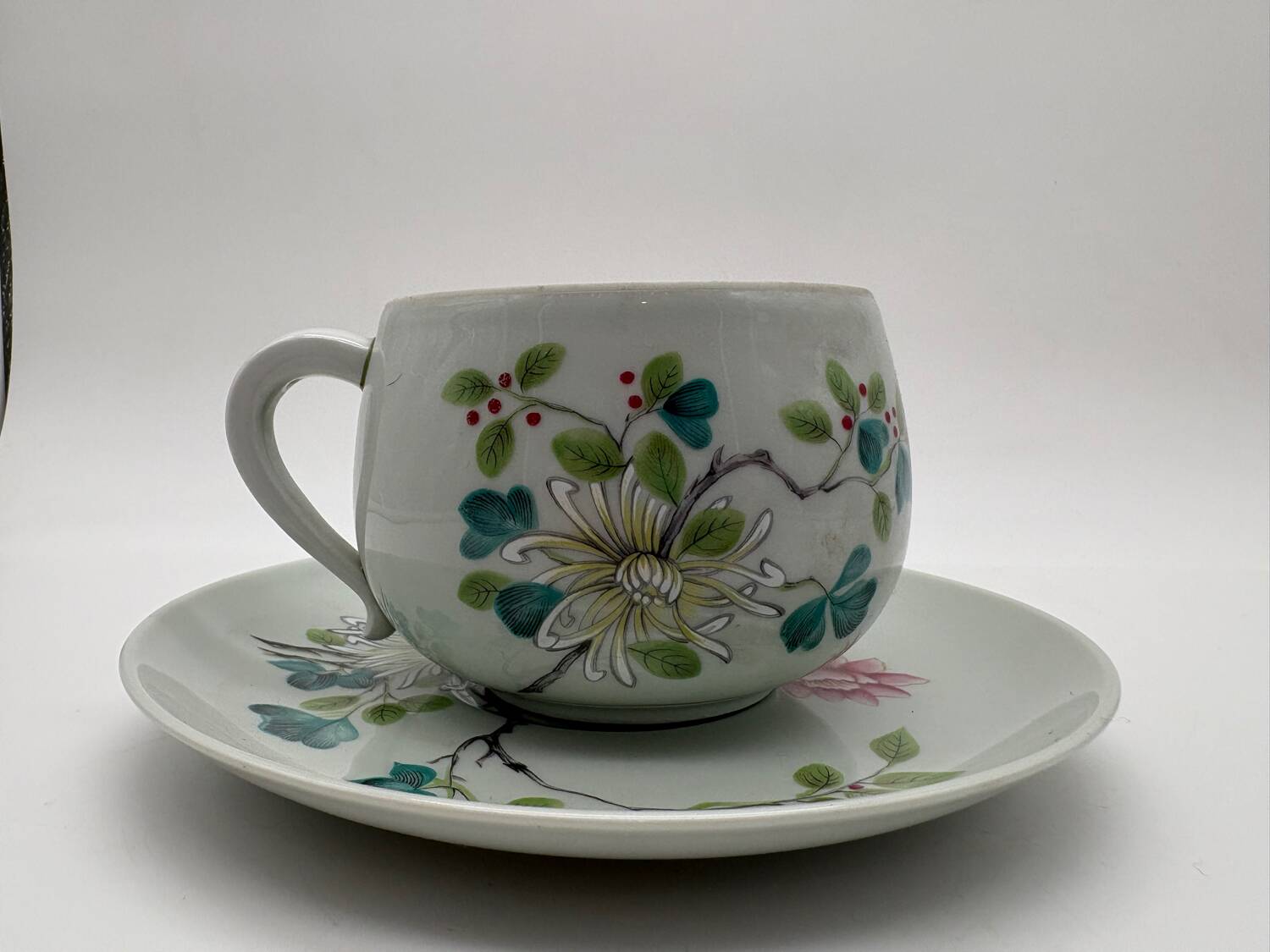 Cup and saucer, Haviland, Sin Hai model, Limoges, France