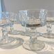 Small 5 piece cut crystal glass villeroy & boch liqueur service
