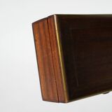 Boîte en bois et laiton, art déco, 1930