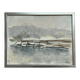 Original Swedish Oil on Canvas – “Lanskap” by K. Sjöö – Vintage & Framed – 37.5 × 29.5 cm (14.7" × 11.6")