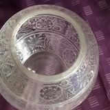 Art deco crystal vase signed Baccarat