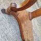 Empire restauration console with marble top in walnut from the 19th century