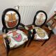 Fauteuil recouverte tissus PIERRE FREY