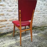 Chairs in red skaï