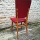 Chairs in red skaï