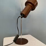 Lampe de bureau space age ajustable marron