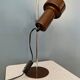 Lampe de bureau space age ajustable marron