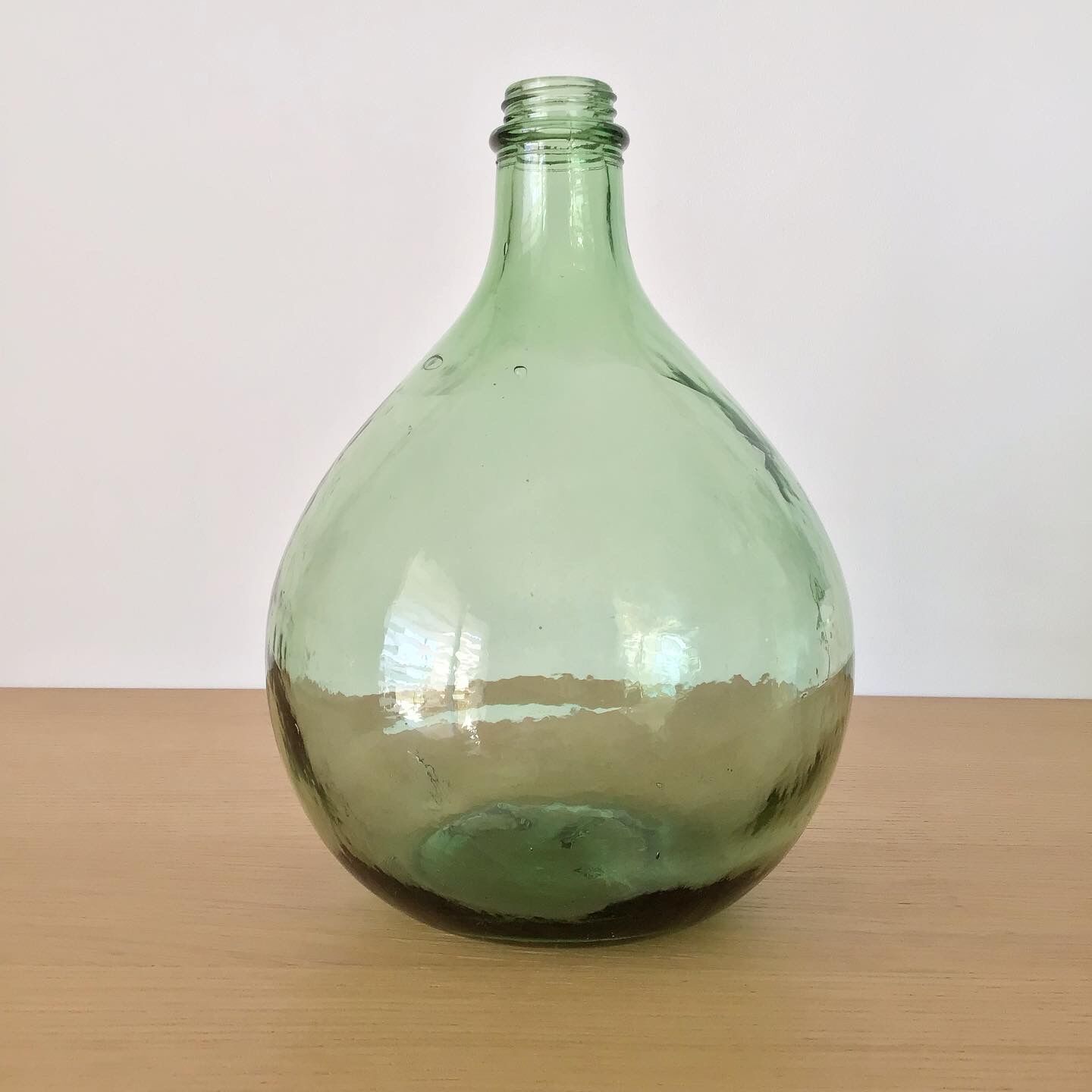 Demijohn vintage green drop 2l