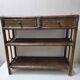 Rattan chest of drawers from the 70s