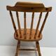 3 western country type pine chairs 1970 turned wood