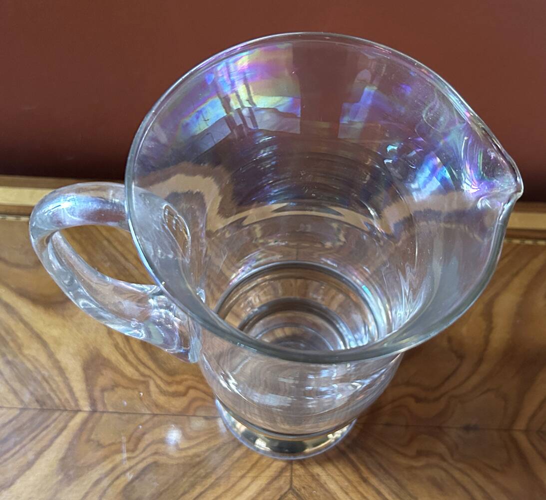 Iridescent vase Dorthy Thorpe, vintage, 50s/60s