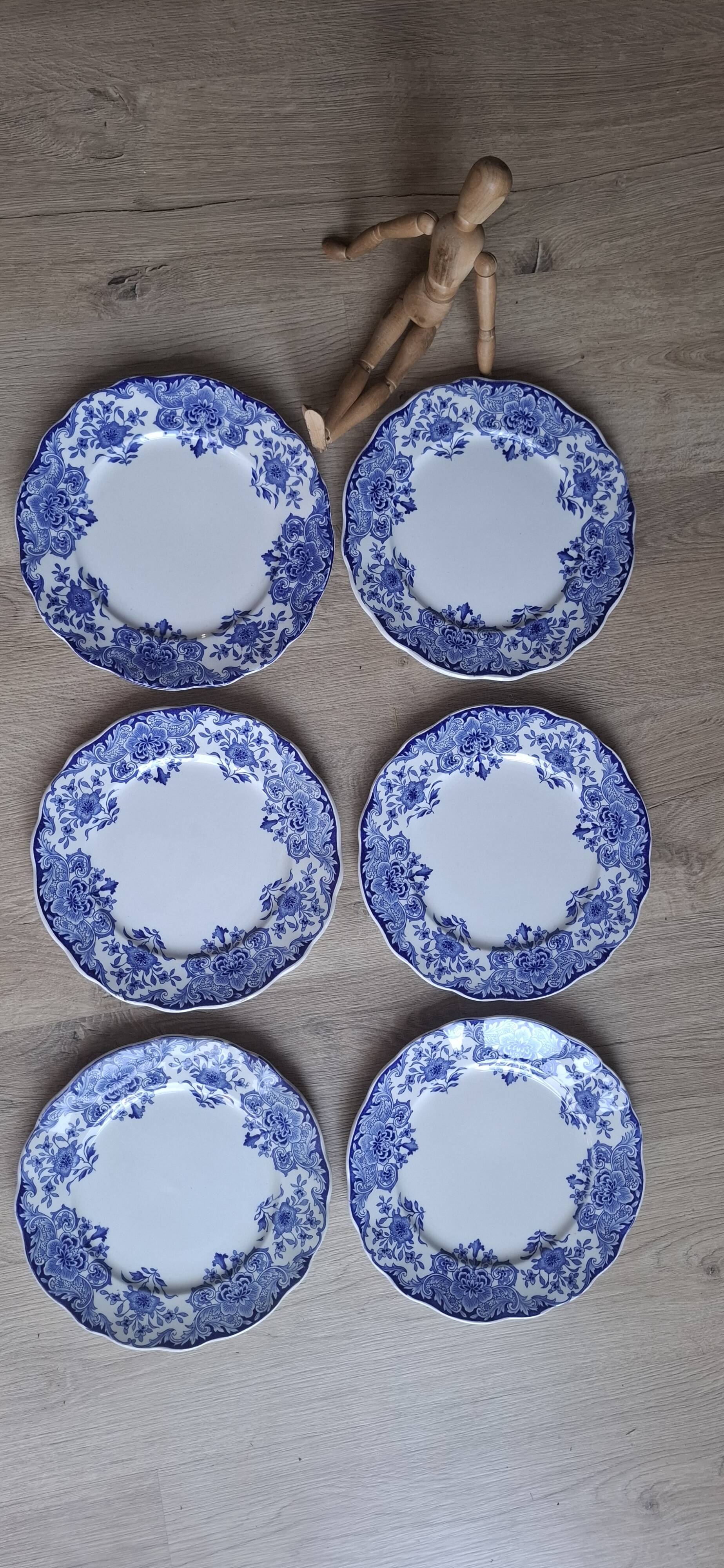 6 flat plates Dordrecht BFK 1920