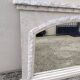 Large vintage stone mirror
