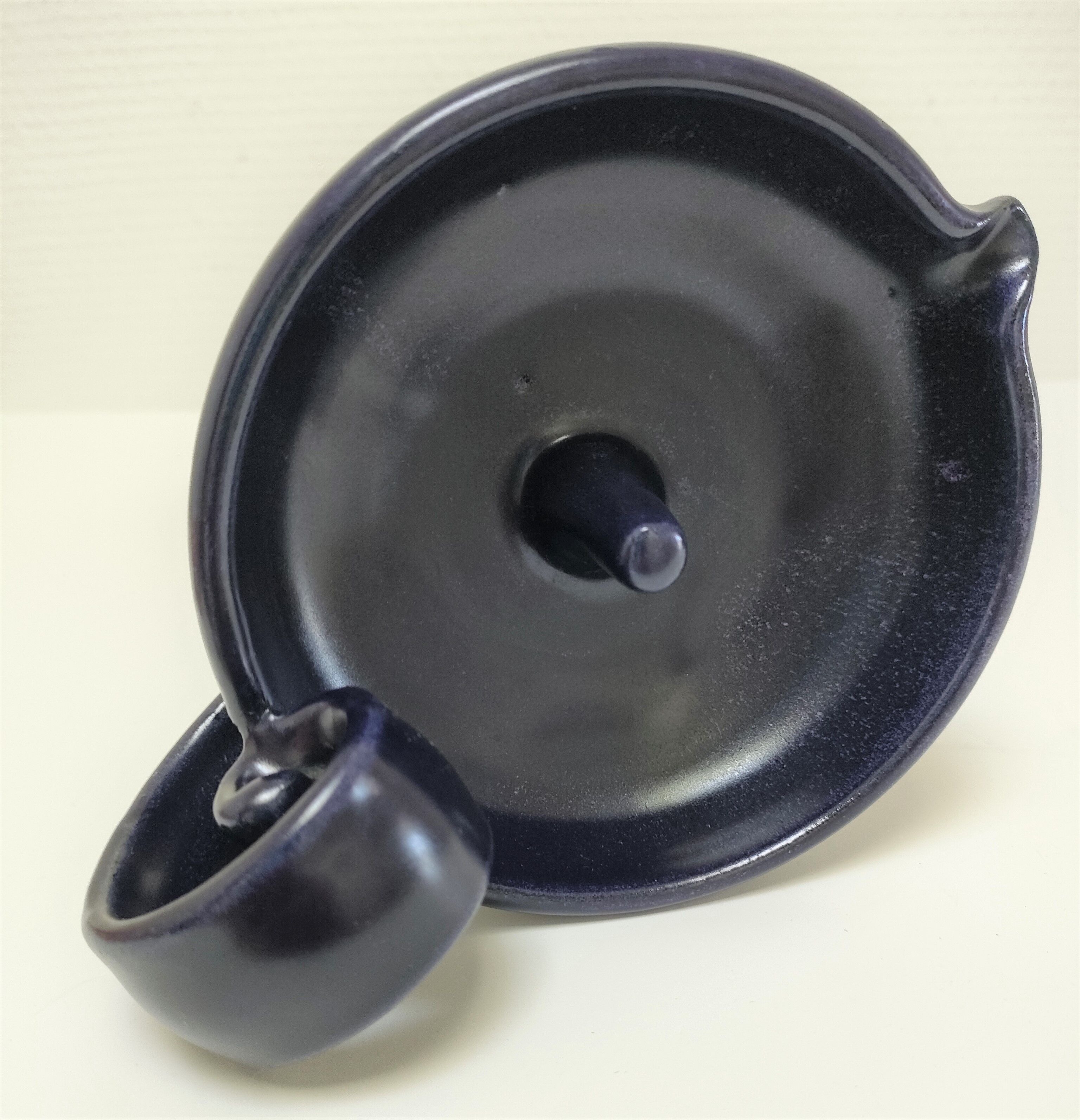 High candle holder pique ceramic candle design vintage arts ceram