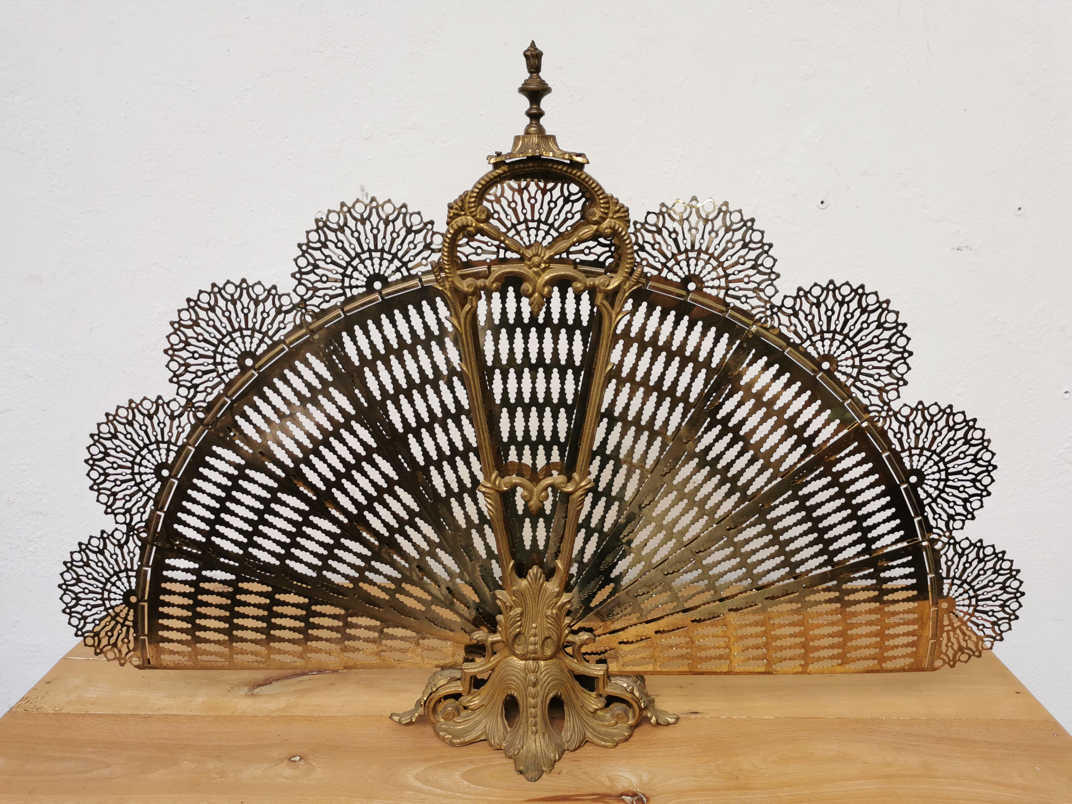 Fire firewall fan peacock bronze