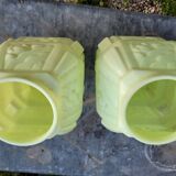 2 art deco vases