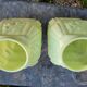 2 art deco vases