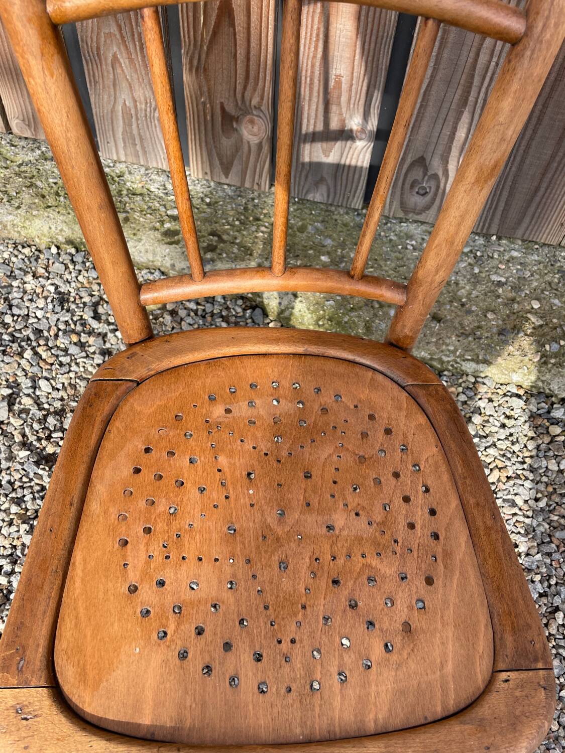 Chaise bistrot bois courbé