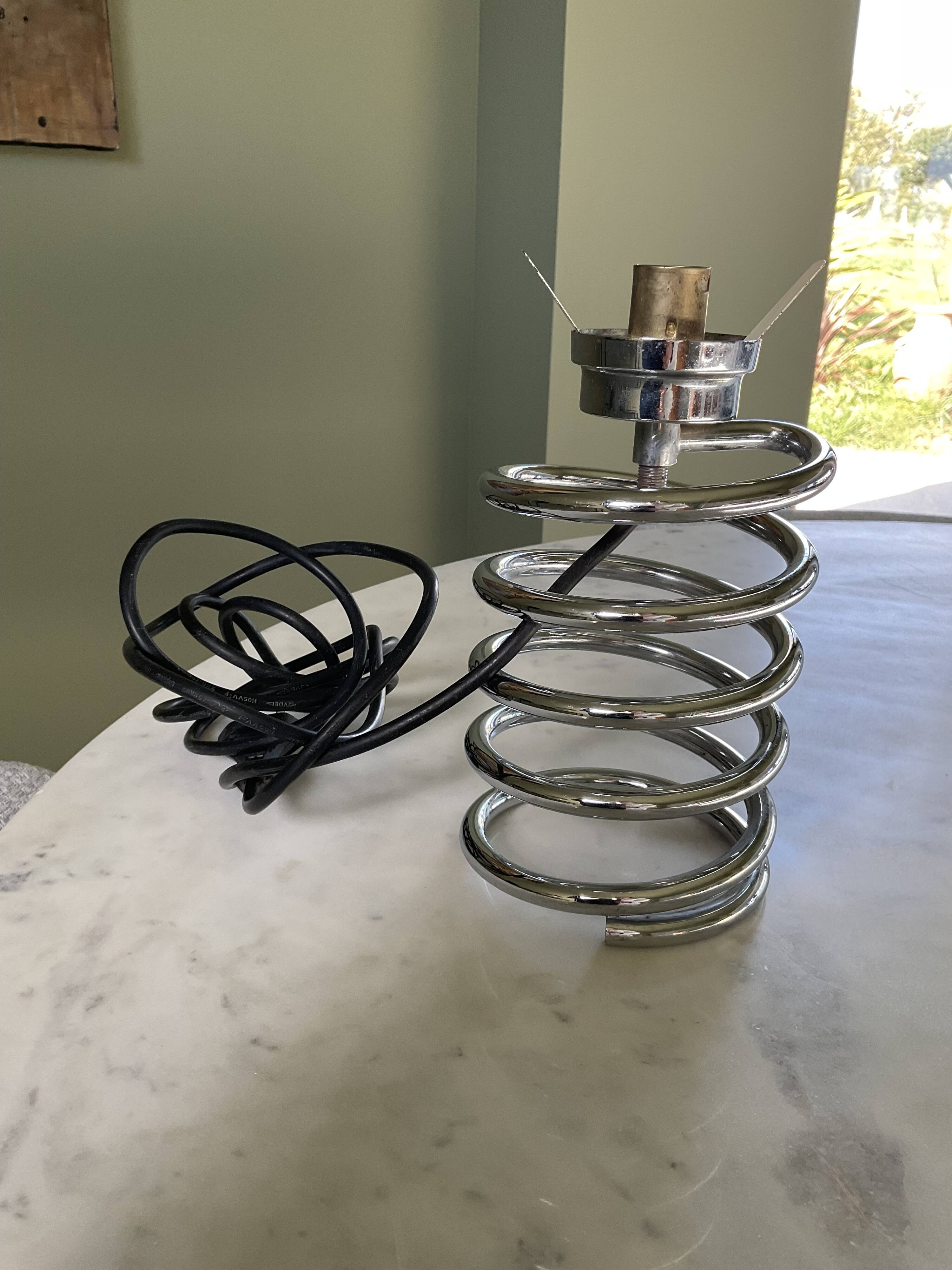 Pied de lampe Spirale . Ingo Maurer 70’