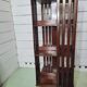 Mahogany revolving bookcase