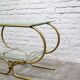Bauhaus Tubular Brass Side Table, 1930s