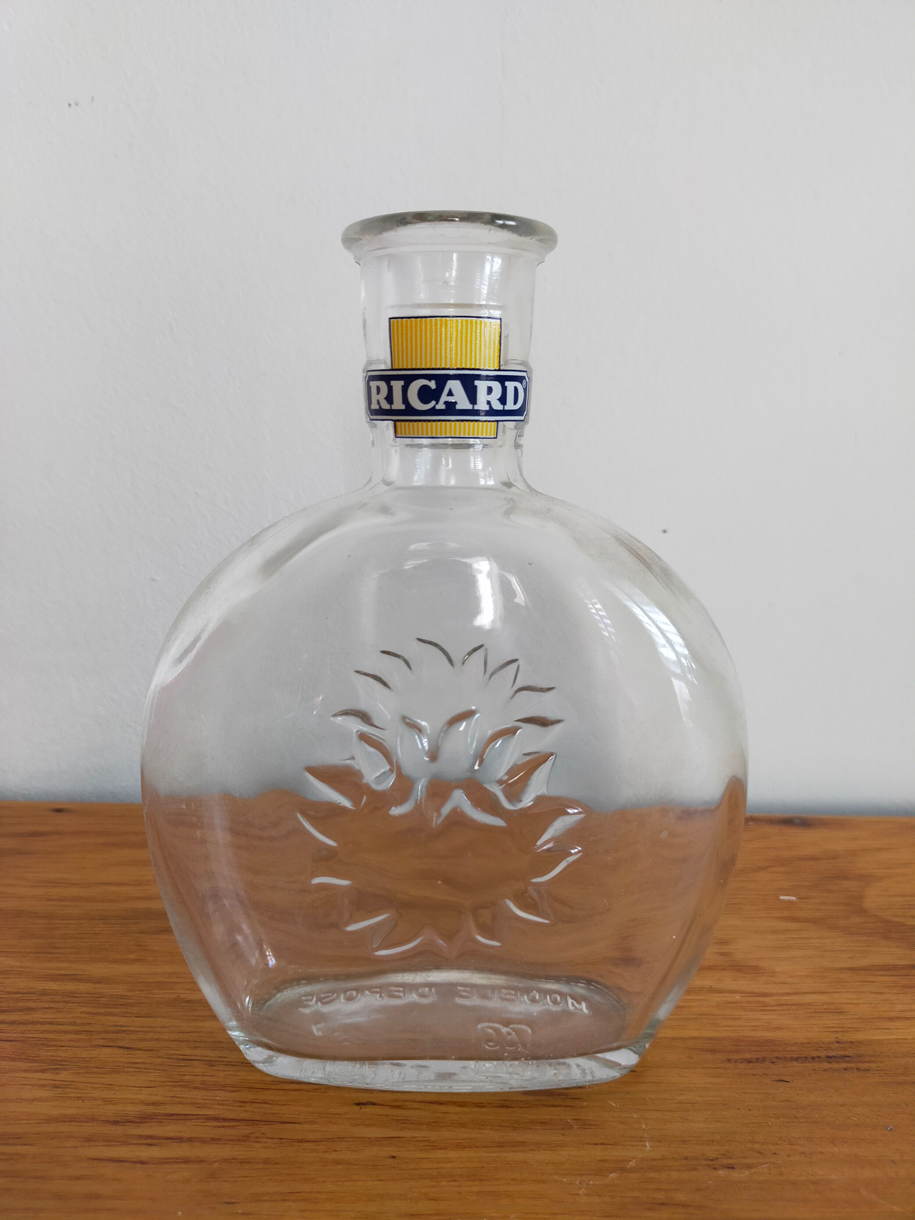 Vintage Ricard glass decanter