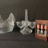 Old crystal egg server, 1920