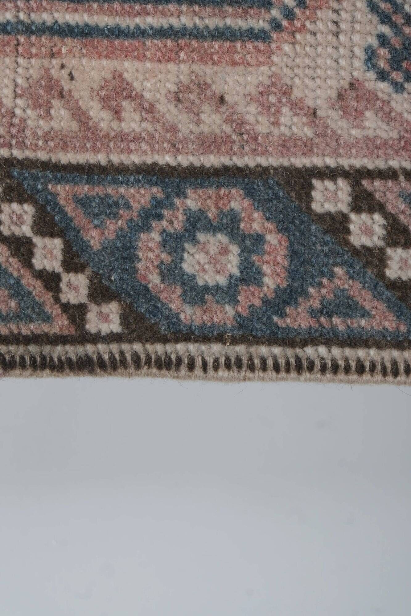 Vintage Turkish hallway rug 67x317 cm