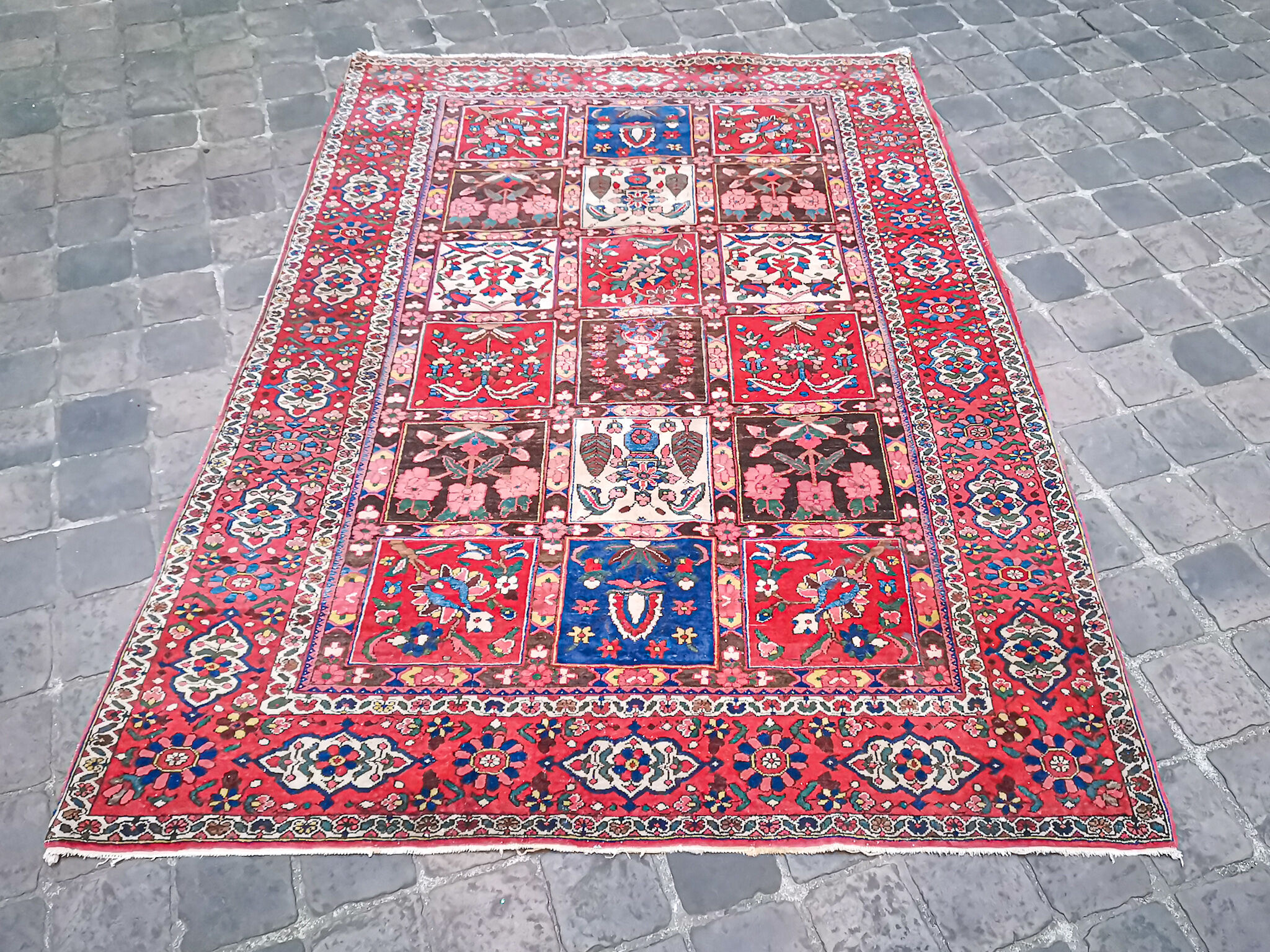 Ancient handmade Persian handmade boktiari 2.00 x 1.46 m