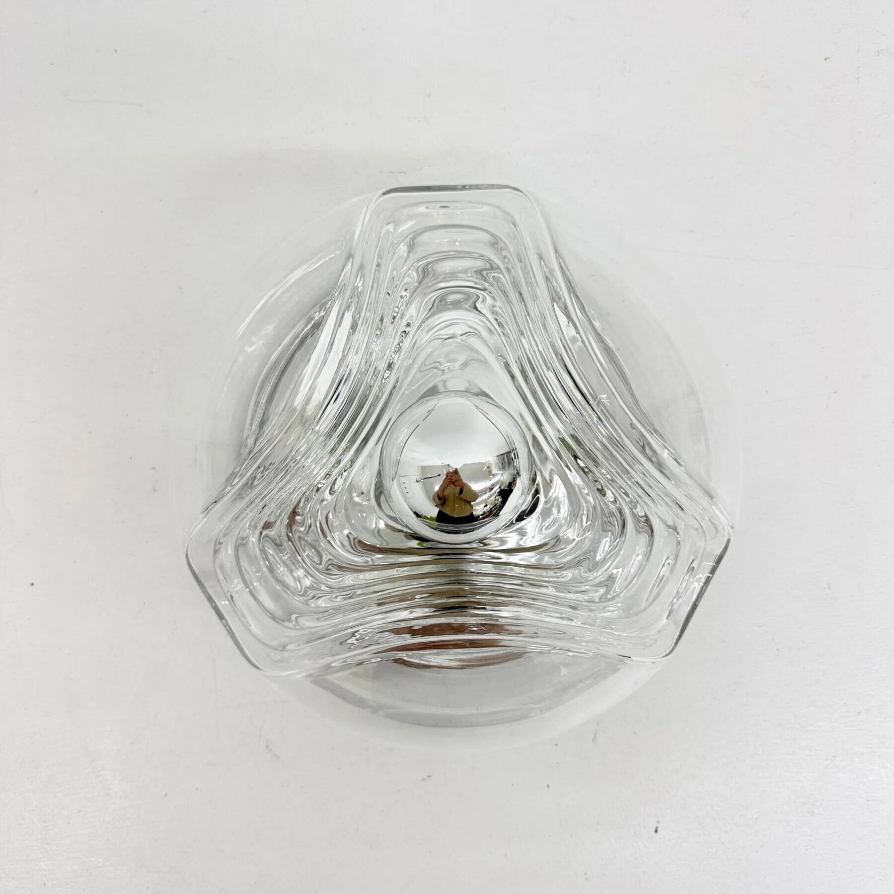Peil & Putzler 'Futura' ceiling lamp sconce by Koch Lowy, 1970s