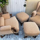 Pair of Bergère armchairs