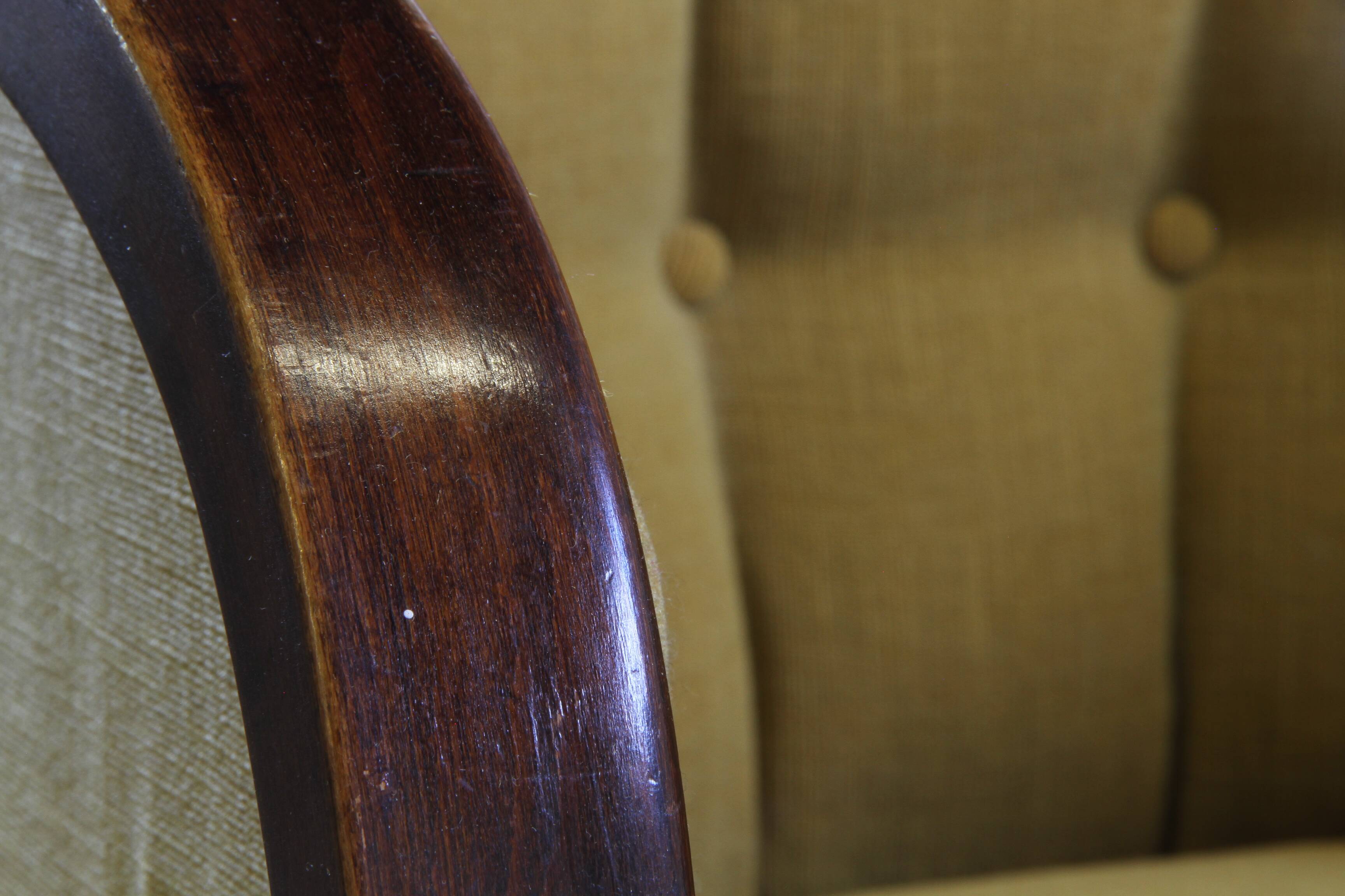 Vintage 1910s Josef Hoffmann Easy Lounge Chairs, Style of Gatsby